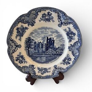 Johnson Brothers Old Britain Castles Blue Dinner Plate 10" Vintage Blarney Castl